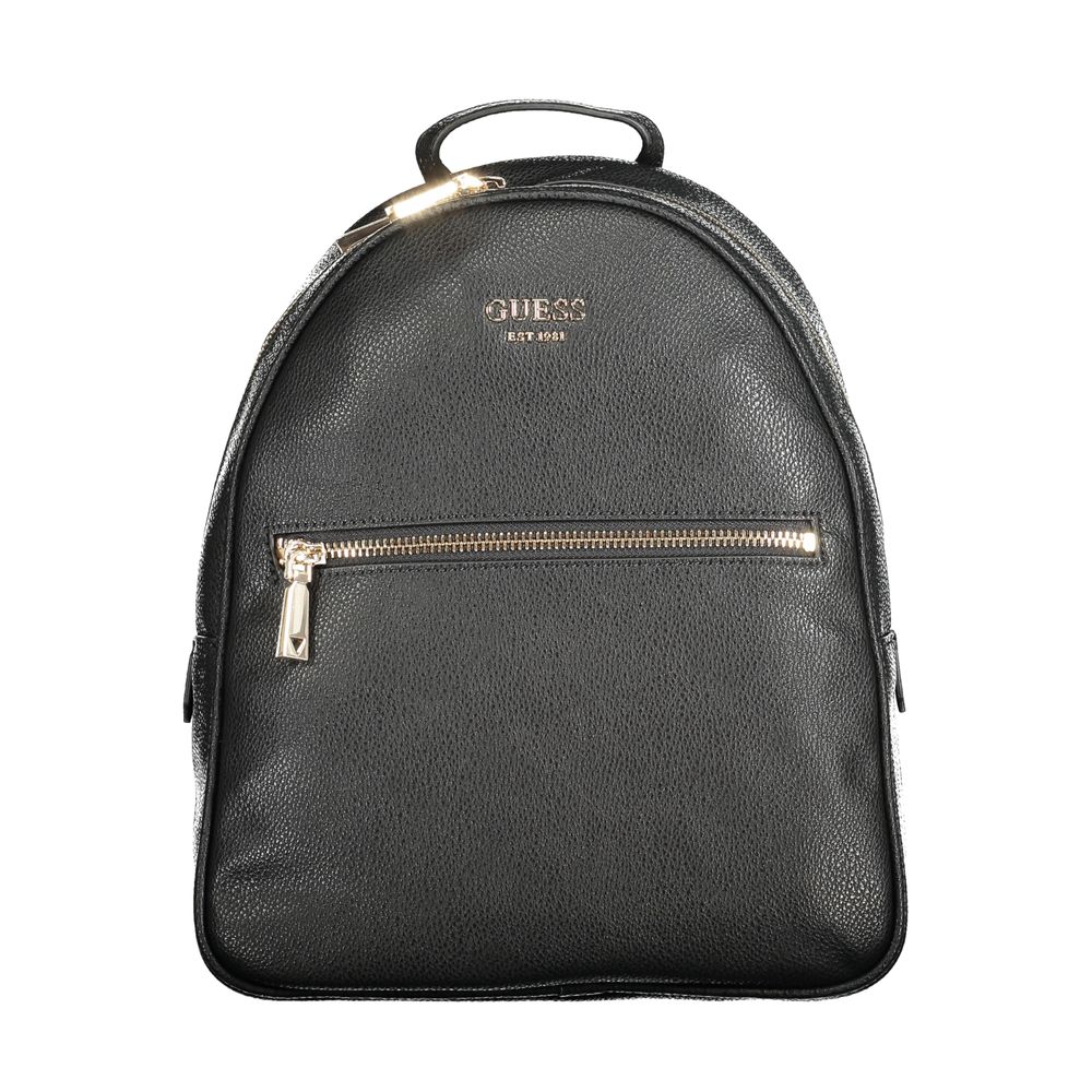 Guess Jeans Black Polyethylene Backpack for Women